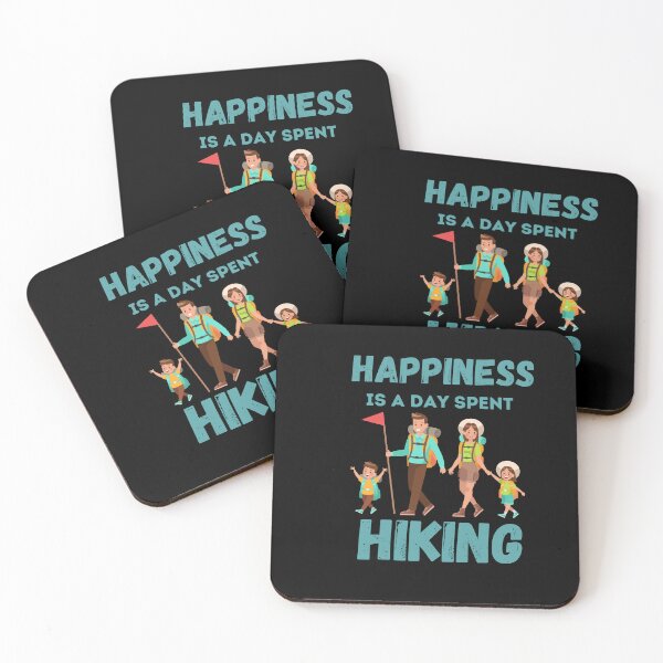 Item preview, Happiness is a day spent hiking , funny hiking  designed and sold by beautifulworld9.