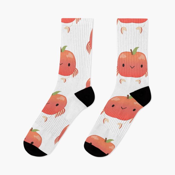 Item preview, Cute Crab Apple Flat Illustration (Fruit Animal) designed and sold by Vectorations.