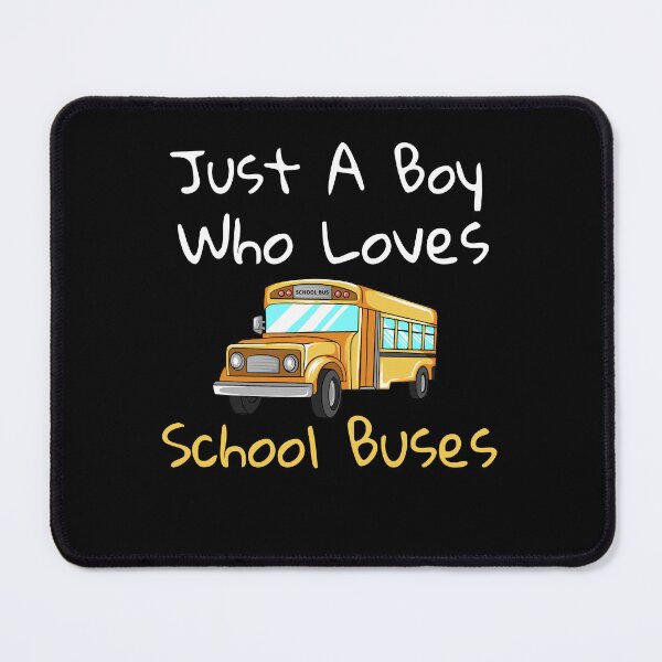 Item preview, Just A Boy Who Loves School Buses - Retro sunset bus design designed and sold by 5lav.