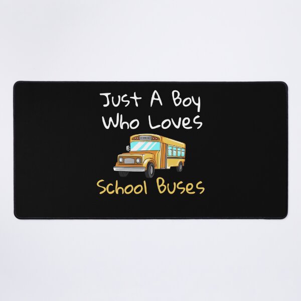 Item preview, Just A Boy Who Loves School Buses - Retro sunset bus design designed and sold by 5lav.