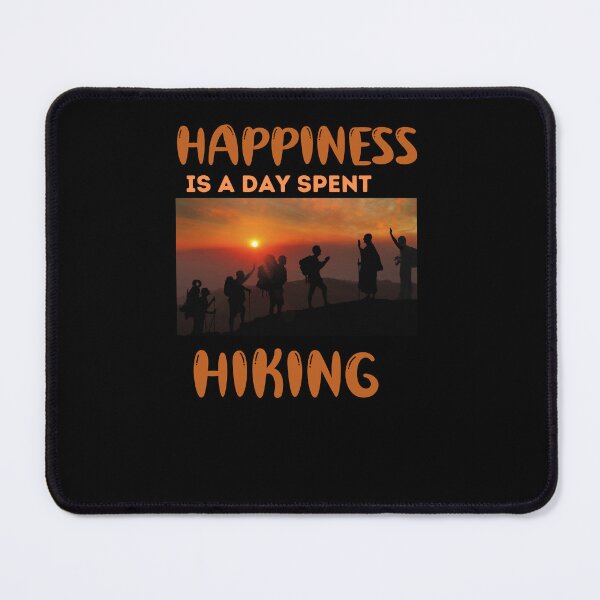 Item preview, Happiness is a day spent hiking , funny hiking designed and sold by beautifulworld9.