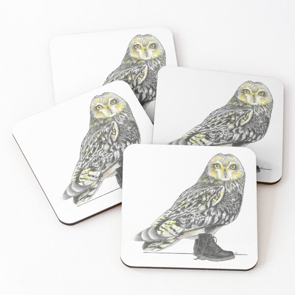 Item preview, Short-eared Owl in Boots designed and sold by JimsBirds.