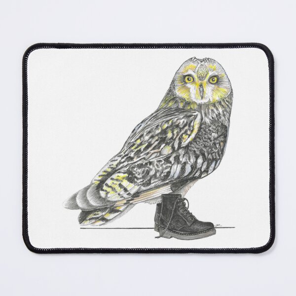 Item preview, Short-eared Owl in Boots designed and sold by JimsBirds.