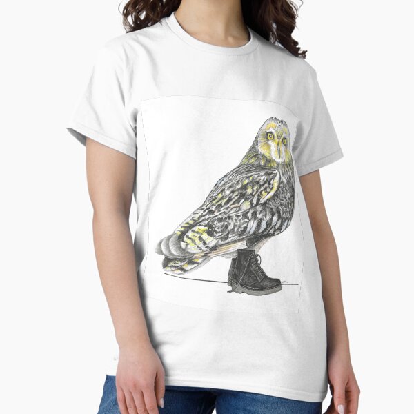 Item preview, Short-eared Owl in Boots designed and sold by JimsBirds.