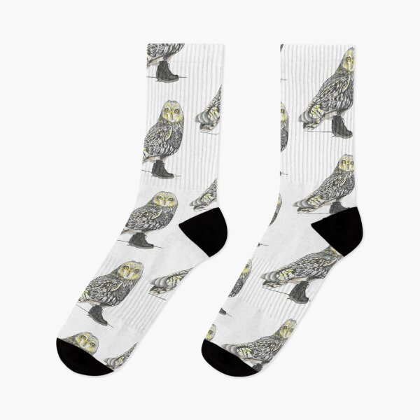 Item preview, Short-eared Owl in Boots designed and sold by JimsBirds.