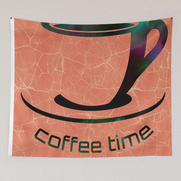 Item preview, coffee time ~ happy designed and sold by rotishop.