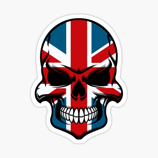 Sugar Skull with Roses and Union Jack Union Jack Classic T-Shirt | Redbubble