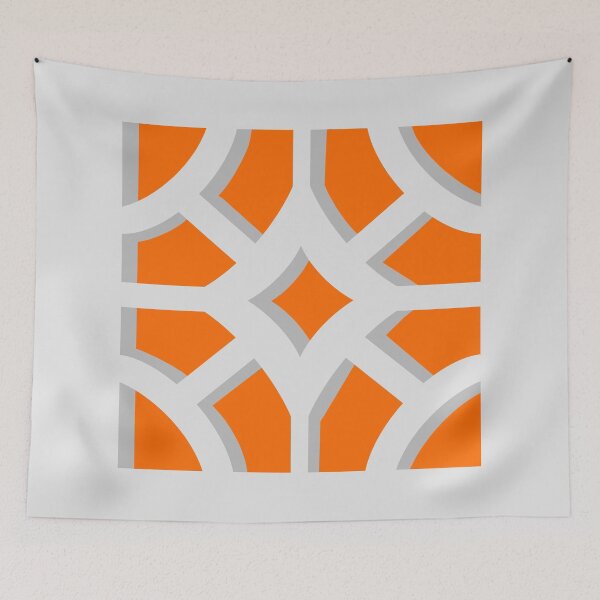 Item preview, Breeze Block Three Orange designed and sold by Owen1976.