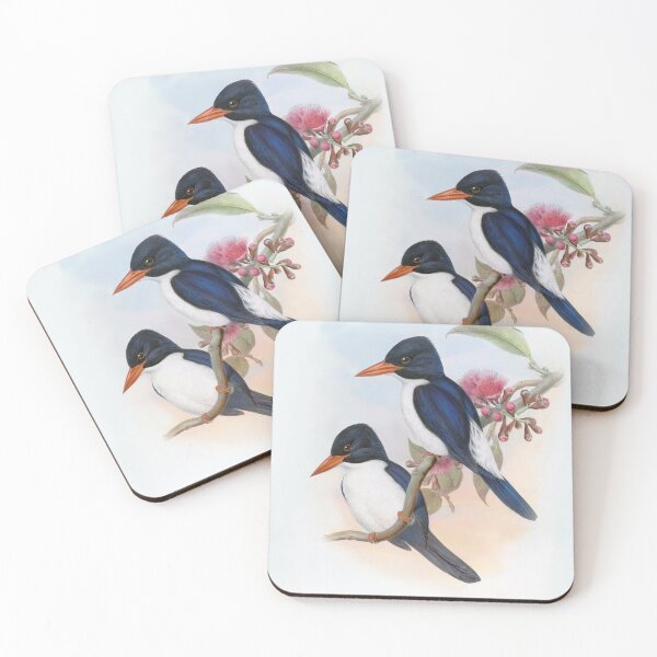 Item preview, White-rumped Kingfisher Caridonax fulgidus designed and sold by TheCurators.
