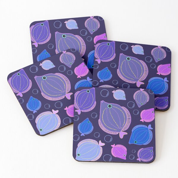 Item preview, Fishies on black  designed and sold by QuirkyCraftz.