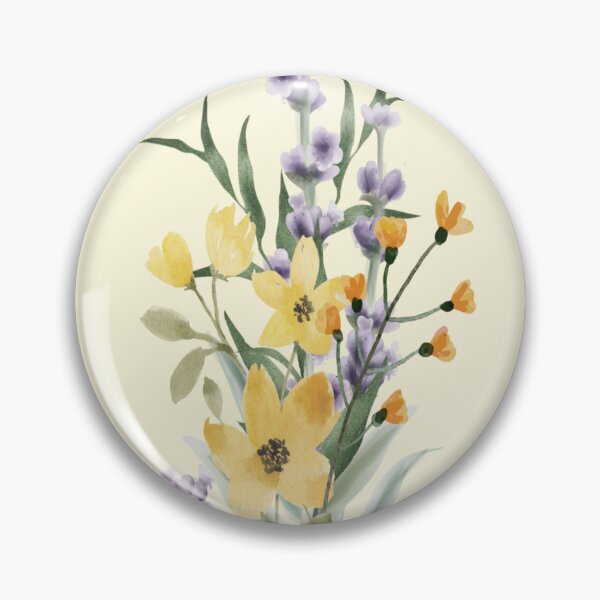 Item preview, Sweet Woodland Wildflowers - Watercolor Floral Bouquet Pattern designed and sold by SeasonsChange-.