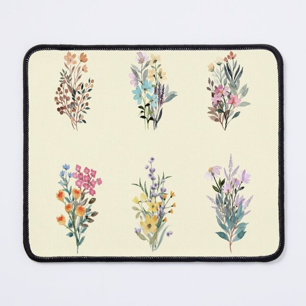 Item preview, Sweet Woodland Wildflowers - Watercolor Floral Bouquet Pattern designed and sold by SeasonsChange-.