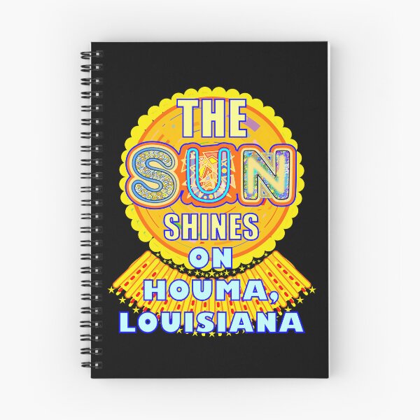 Item preview, Houma Sun Shines Louisiana Artful Sunshine designed and sold by artfulnotebook.
