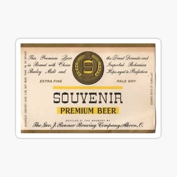 Aperçu de l'œuvre Bière Premium Souvenir créée et vendue par uniquenostalgia.