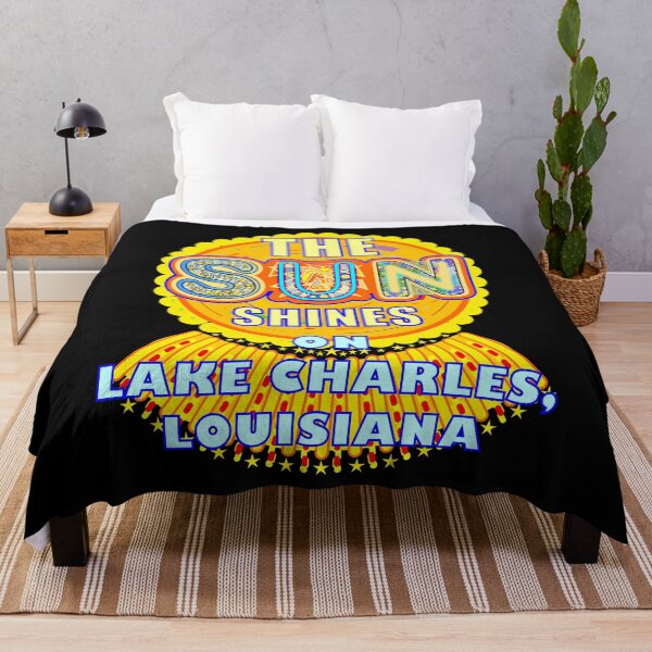 Item preview, Lake Charles Sun Shines Louisiana Artful Sunshine designed and sold by artfulnotebook.