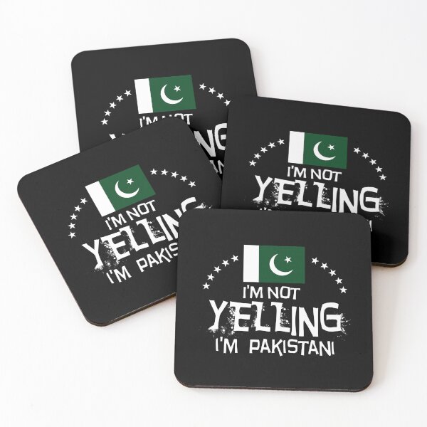 Item preview, Flag of Pakistan - I'm not yelling I'm Pakistani     designed and sold by obedtheartist.