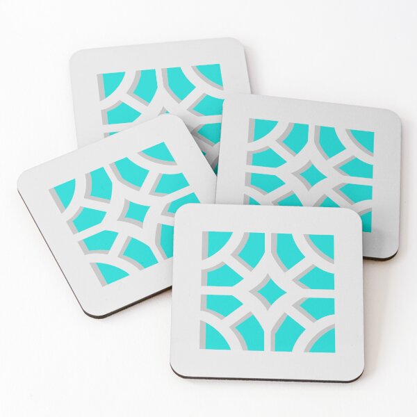Item preview, Breeze Block Three Teal designed and sold by Owen1976.