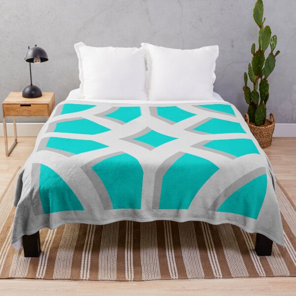 Item preview, Breeze Block Three Teal designed and sold by Owen1976.