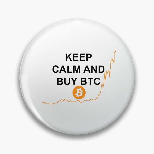 Item preview, Keep Calm and Buy BTC designed and sold by LightningJelly.