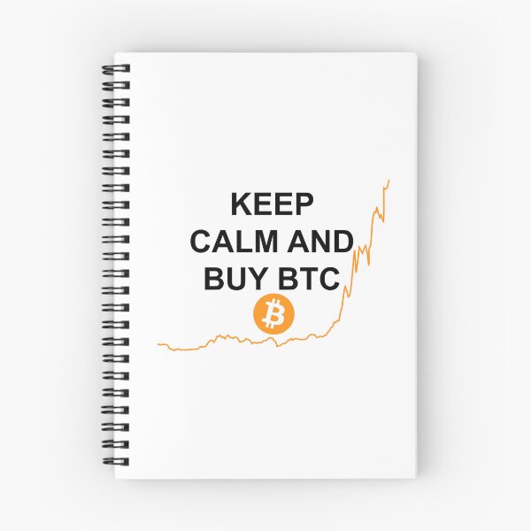 Item preview, Keep Calm and Buy BTC designed and sold by LightningJelly.