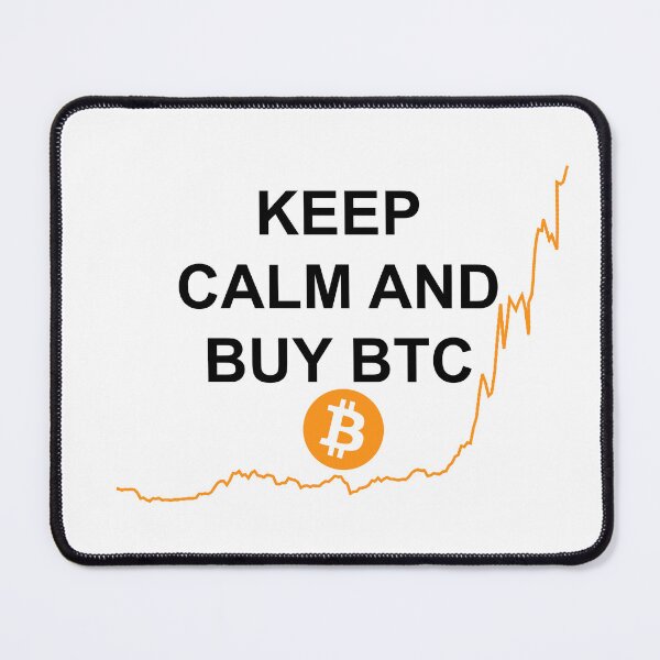 Item preview, Keep Calm and Buy BTC designed and sold by LightningJelly.