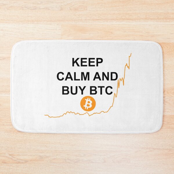 Item preview, Keep Calm and Buy BTC designed and sold by LightningJelly.