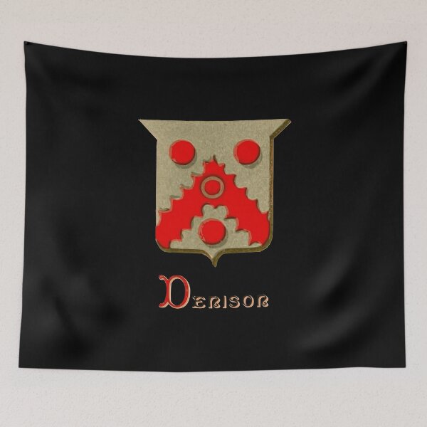 Item preview, Denison Family Coat of Arms designed and sold by Heraldica.
