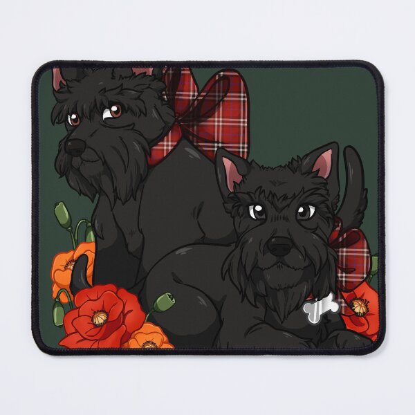 Item preview, Scotties and Poppies designed and sold by Katiefrog217.