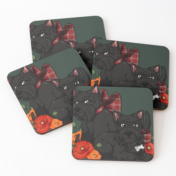 Item preview, Scotties and Poppies designed and sold by Katiefrog217.