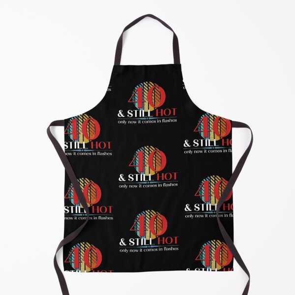 Item preview, 40 & Still Hot, Funny 40th Birthday with Retro Sunset, Milestone Birthday Gift designed and sold by Auntieck.