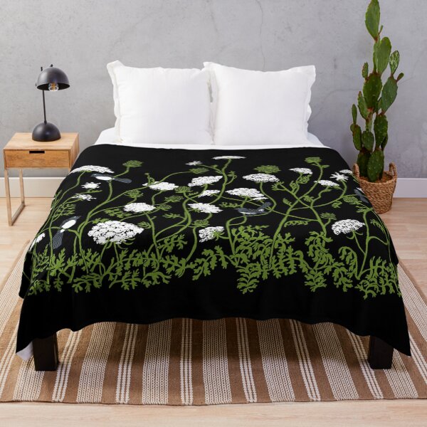 Queen Anne Lace Throw Blanket