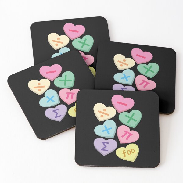Item preview, Funny Math Teachers Valentine’s Day Hearts With Math Symbols designed and sold by Estrytee.
