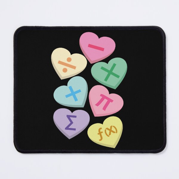 Item preview, Funny Math Teachers Valentine’s Day Hearts With Math Symbols designed and sold by Estrytee.