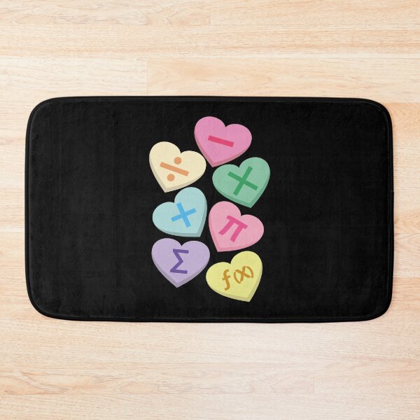 Item preview, Funny Math Teachers Valentine’s Day Hearts With Math Symbols designed and sold by Estrytee.