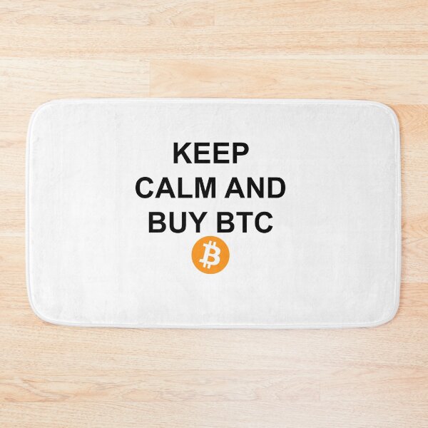 Item preview, Keep Calm and Buy BTC designed and sold by LightningJelly.