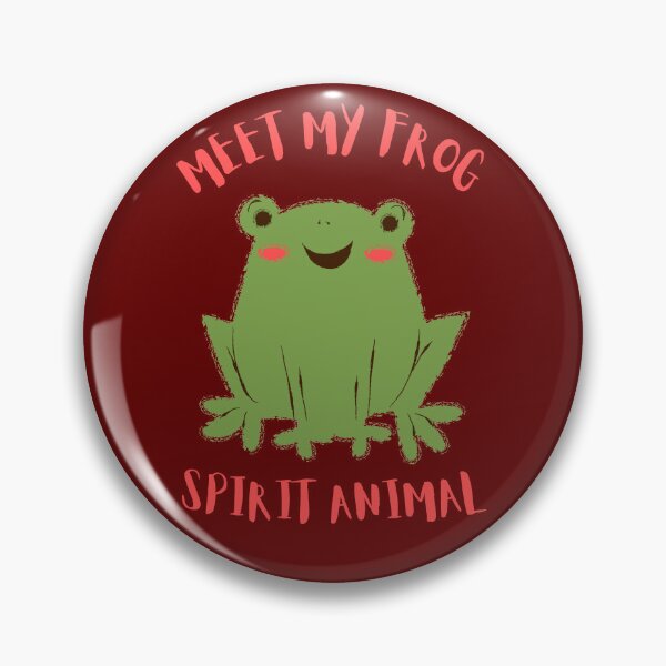 Item preview, Meet My Frog Spirit Animal A Cute Cartoon Character Illustrated designed and sold by WonkaDunkaDunk.