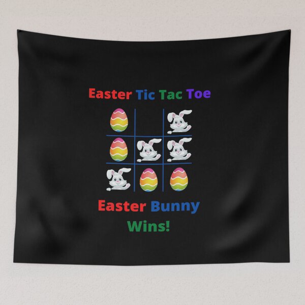 Item preview, Easter Tic Tac Toe Easter Bunny Wins! designed and sold by teewearstyle.