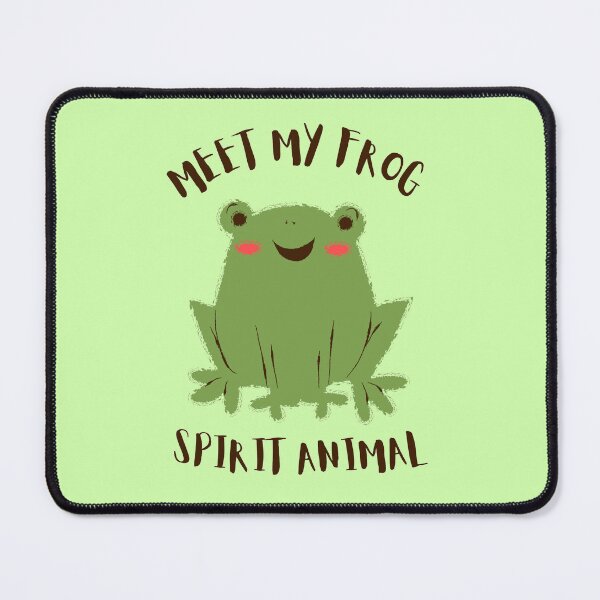 Item preview, Meet My Frog Spirit Animal A Cute Cartoon Character Illustrated designed and sold by WonkaDunkaDunk.