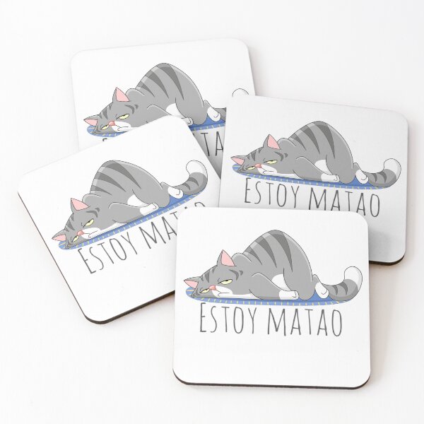 Item preview, Estoy matao - I'm tired -tired cat - cat - Cuban saying - Cuban  designed and sold by Ausome  Behavior.
