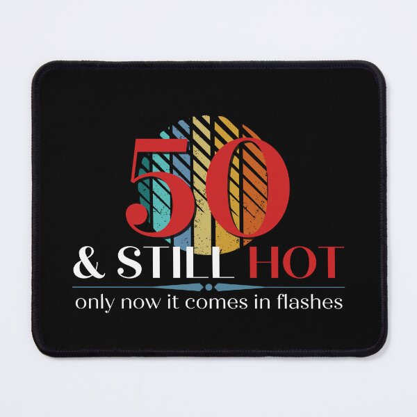 Item preview, 50 & Still Hot, Funny 50th Birthday with Retro Sunset, Milestone Birthday Gift designed and sold by Auntieck.