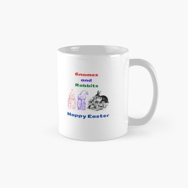 Item preview, Gnomes and Rabbits Happy Easter designed and sold by teewearstyle.