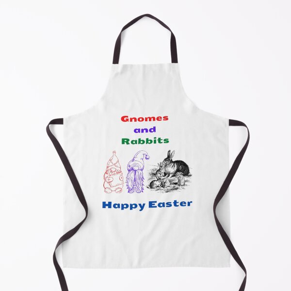Item preview, Gnomes and Rabbits Happy Easter designed and sold by teewearstyle.