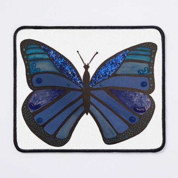 Item preview, Mixed Media Butterfly Blue designed and sold by theaadesigns.