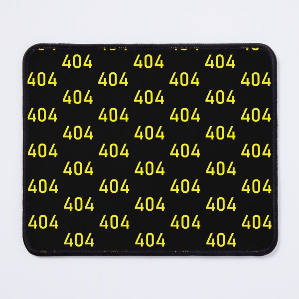 Item preview, 404 Not Found Error Yellow Geek Programmer Pattern designed and sold by Ankerd.
