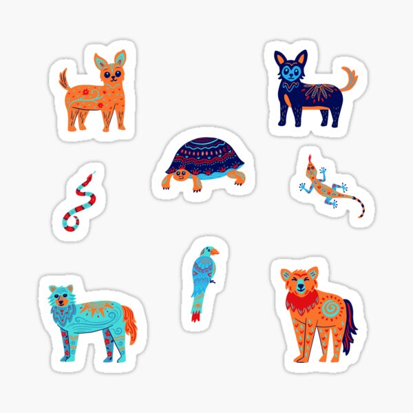 Item preview, Colorful Folklore Animals  designed and sold by silviaol.