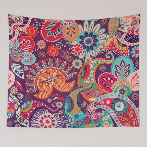 Item preview, Gorgeous Vintage Ethnic Floral Paisley designed and sold by pugmom4.