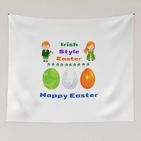 Item preview, Irish Style Easter Happy Easter designed and sold by teewearstyle.