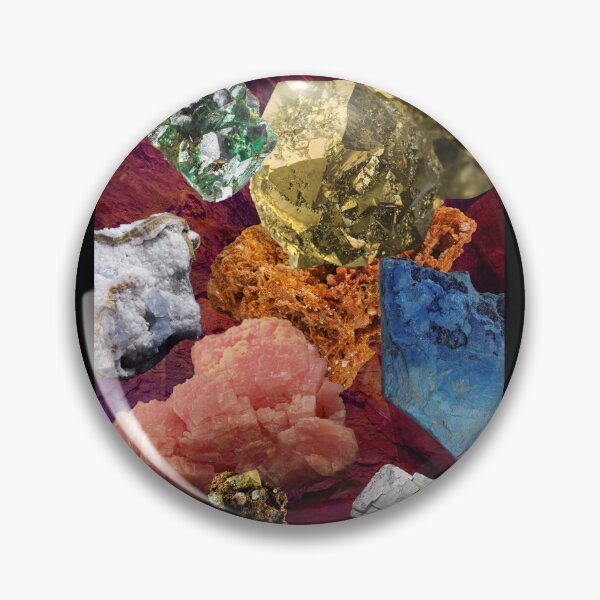 Item preview,  Colorful Digital Photo Collage Rocks & Minerals Design designed and sold by EarthArtDesigns.