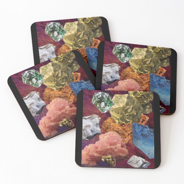 Item preview,  Colorful Digital Photo Collage Rocks & Minerals Design designed and sold by EarthArtDesigns.