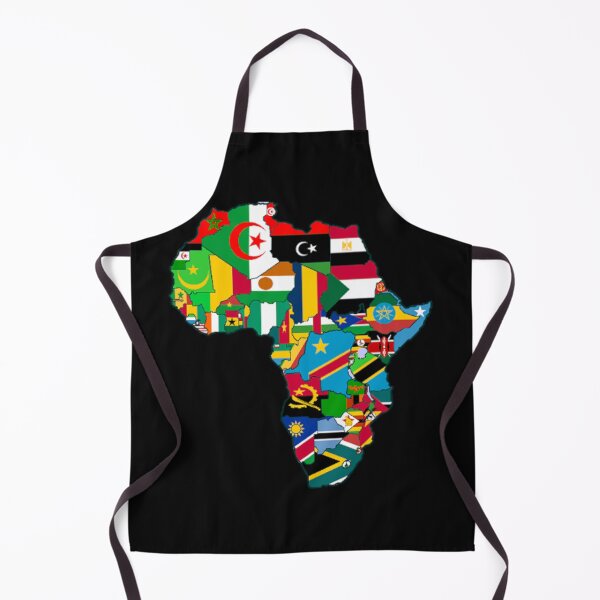 Item preview, PHS Africa Flag Map designed and sold by PourHouse.